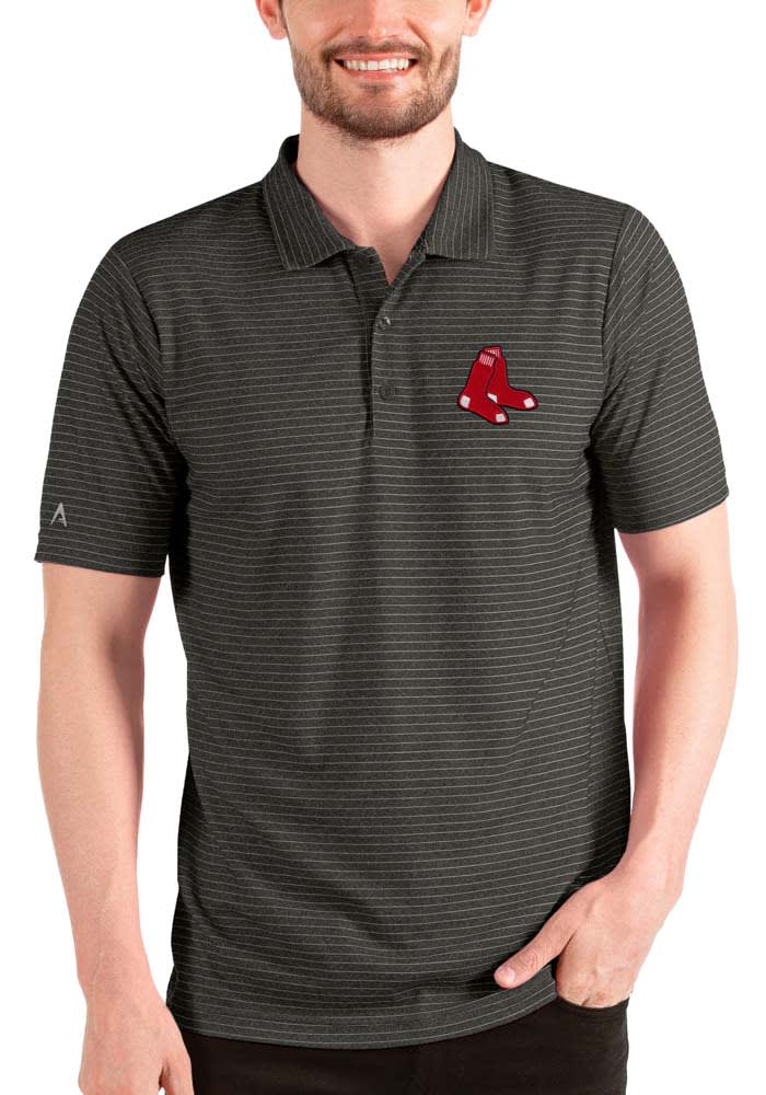 Men's Boston Red Sox Antigua Navy Affluent Polo