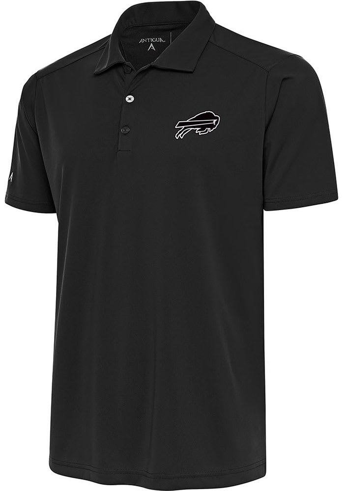 Antigua Buffalo Bills White Metallic Logo Big & Tall Tribute Polo