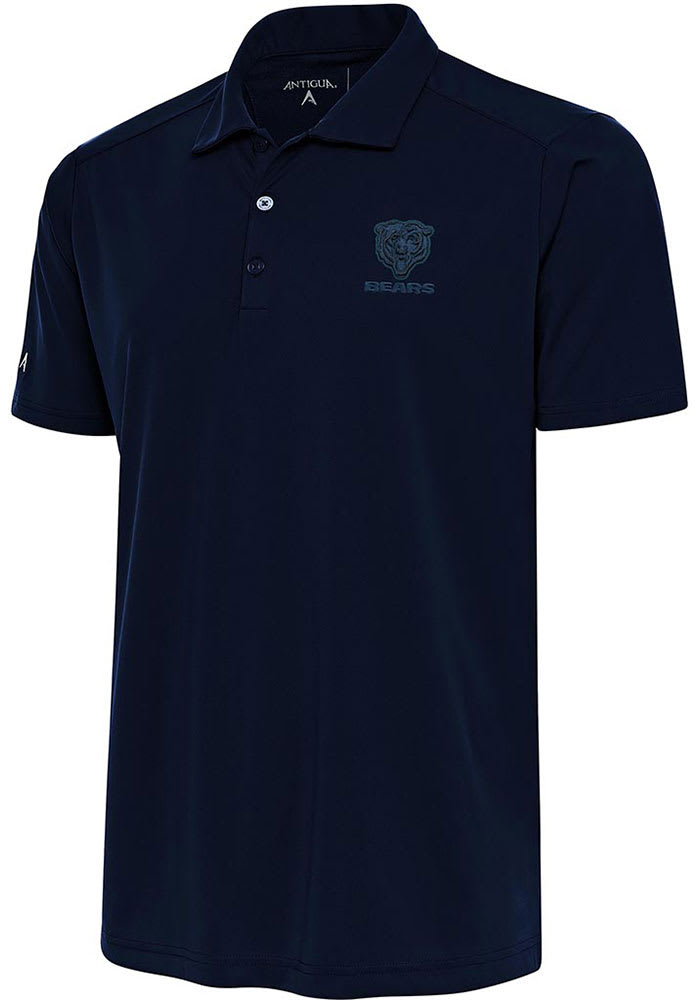 Antigua Chicago Bears Men's Esteem Tall Polo, Navy Blue, XLT