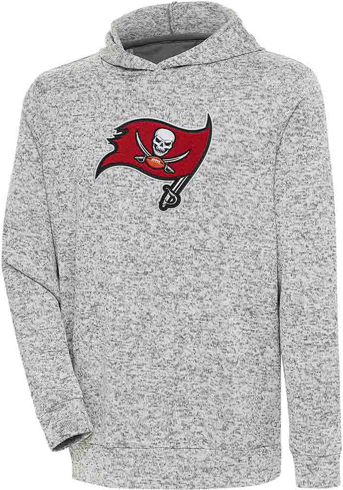 Antigua Tampa Bay Buccaneers Black Victory Chenille Pullover