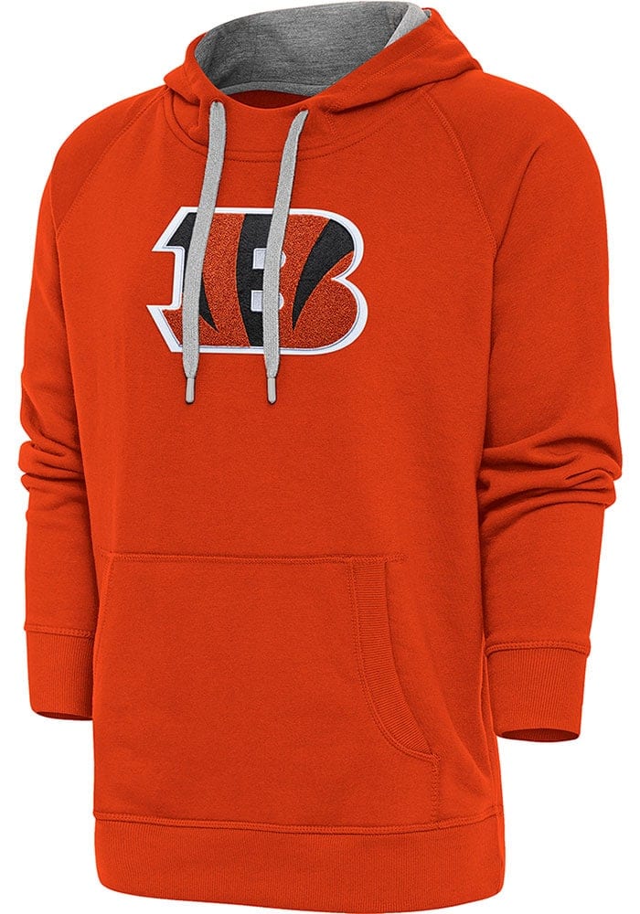 Men's Antigua Black Cincinnati Bengals Logo Victory