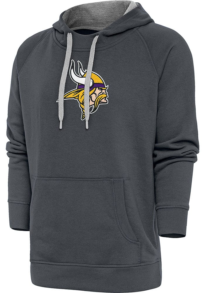 Men's Antigua White Minnesota Vikings Victory Pullover Sweatshirt Size: Small