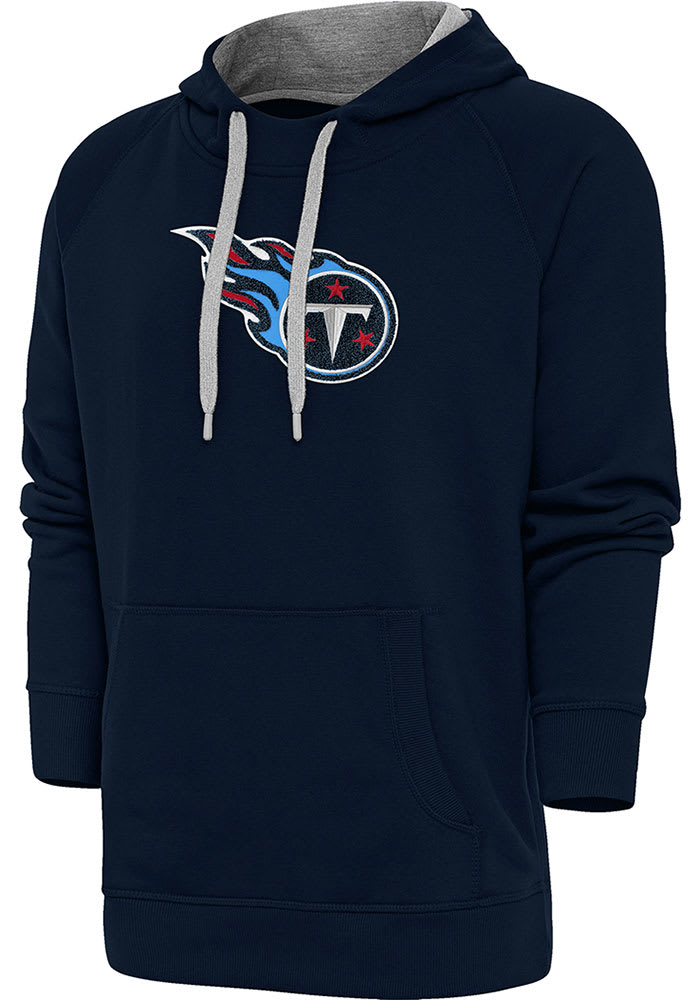 Men's Antigua Oatmeal Tennessee Titans Team Absolute Pullover Hoodie Size: Small