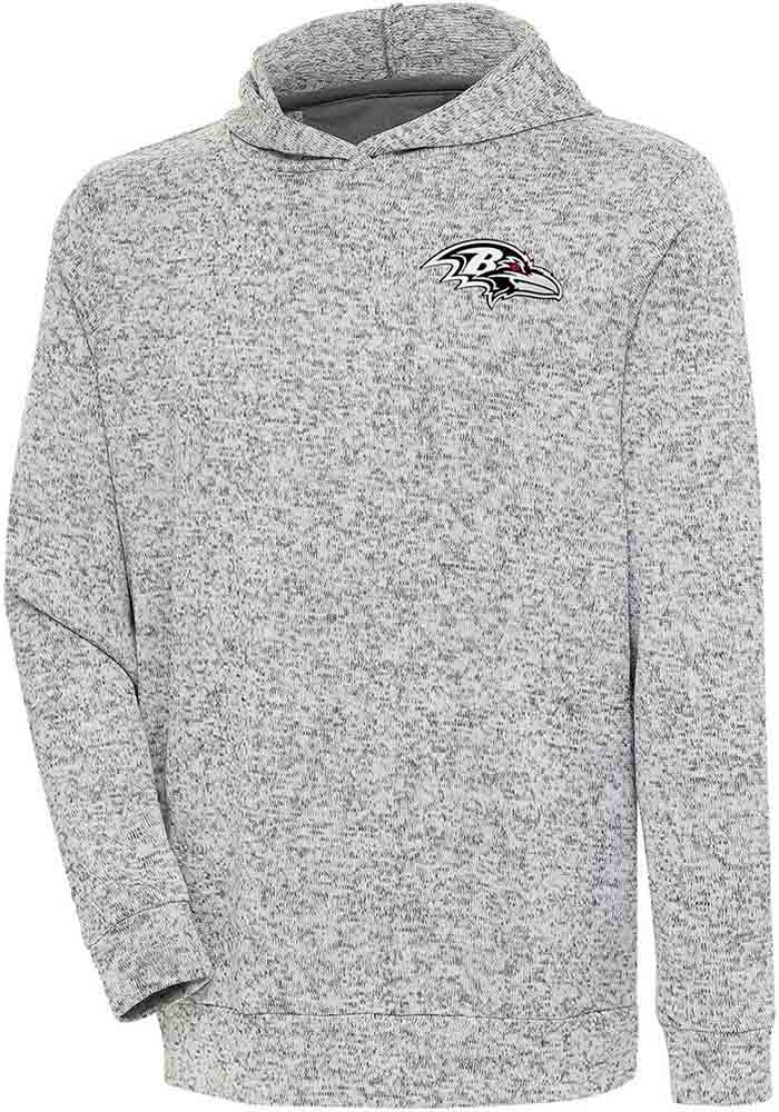 NFL, Tops, Licensed Nfl Team Gear Antigua Baltimore Ravens Charcoal  Victory Hoodie New