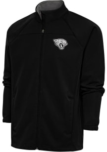 Antigua Jacksonville Jaguars Mens Black Metallic Logo Links Light Weight Jacket