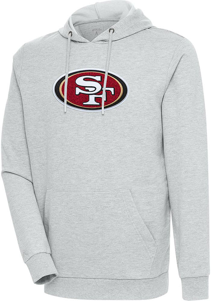 San Francisco 49ers Antigua Action Lightweight Pullover Hoodie