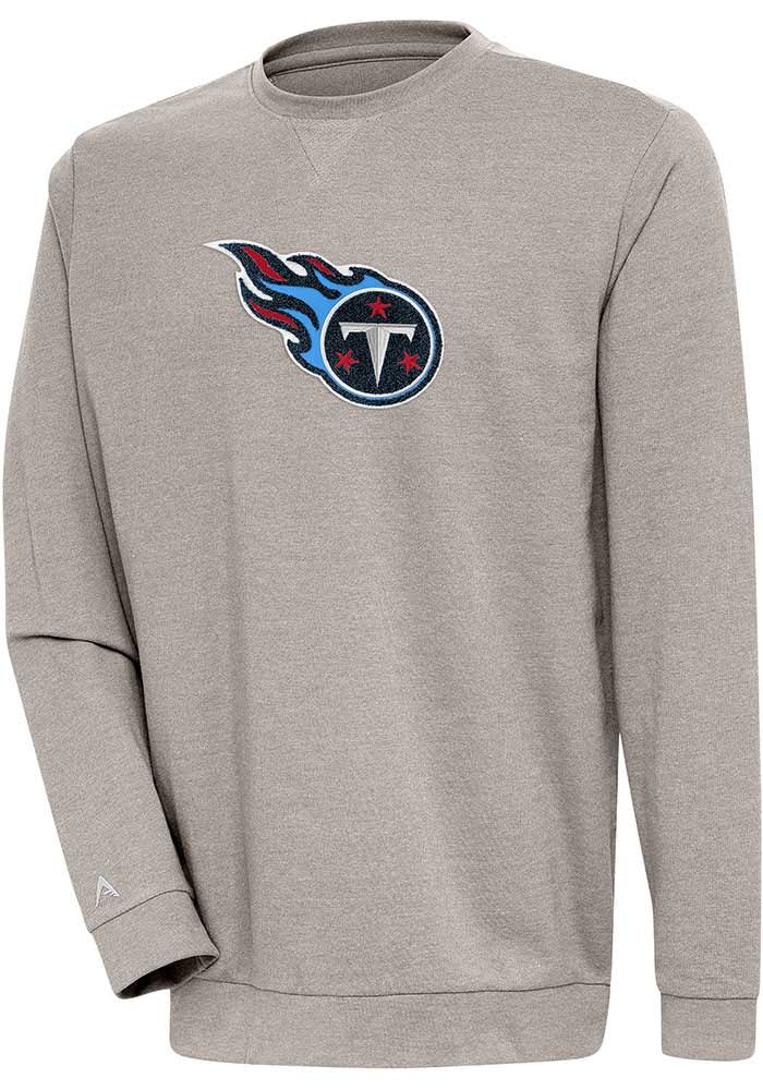 Tennessee Titans Antigua Team Reward Crewneck Pullover