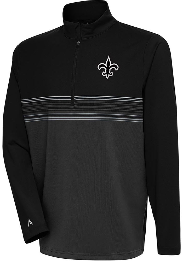 Men's Antigua White New Orleans Saints Metallic Logo Tribute Polo Size: Small