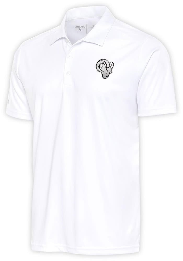 Los Angeles Rams Antigua Spark Polo - White