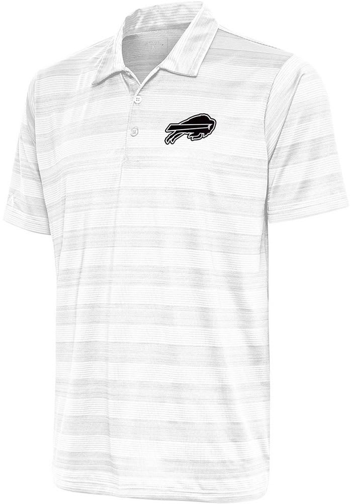 Antigua Men's Buffalo Bills Grey Legacy Pique Polo