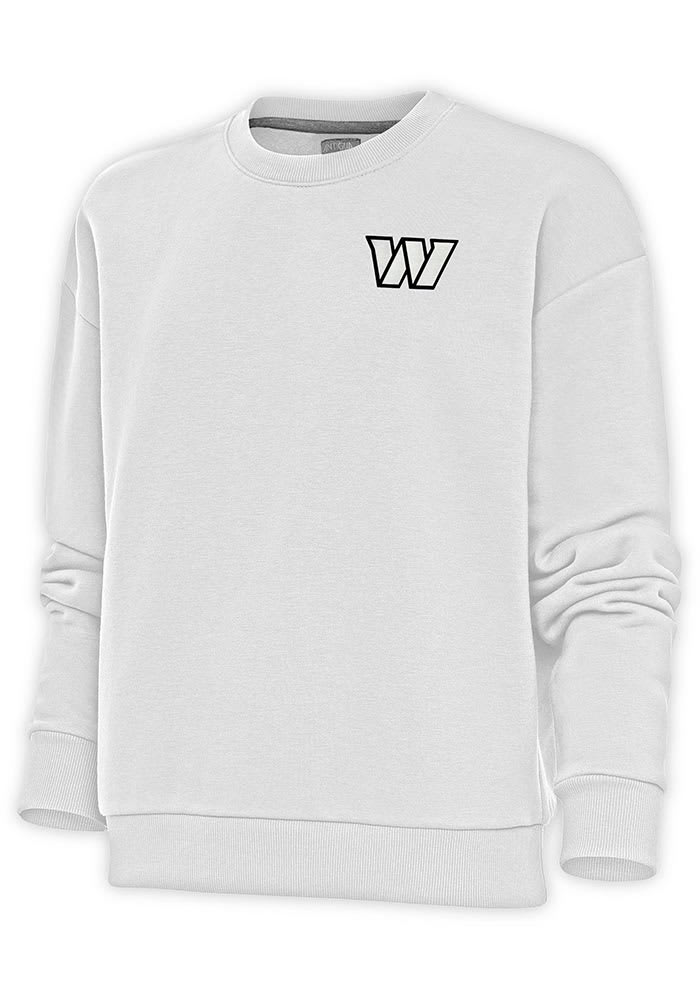 Washington Commanders Antigua Metallic Logo Tribute Quarter-Zip