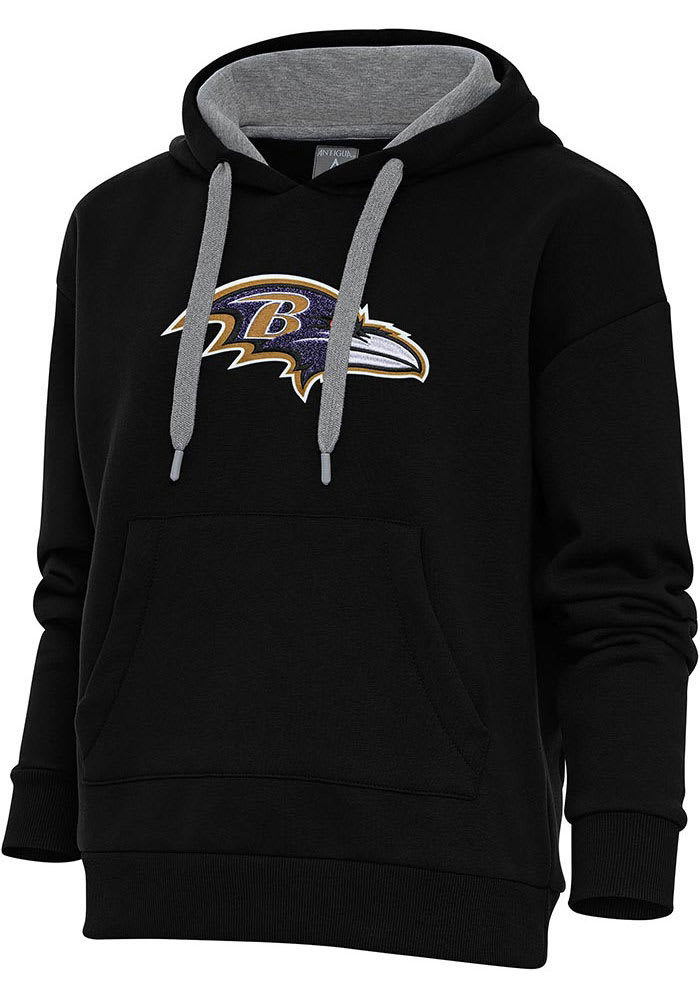 Antigua Baltimore Ravens Women's Purple Victory Crew Sweatshirt, Purple, 65% Cotton / 35% POLYESTER, Size XL, Rally House