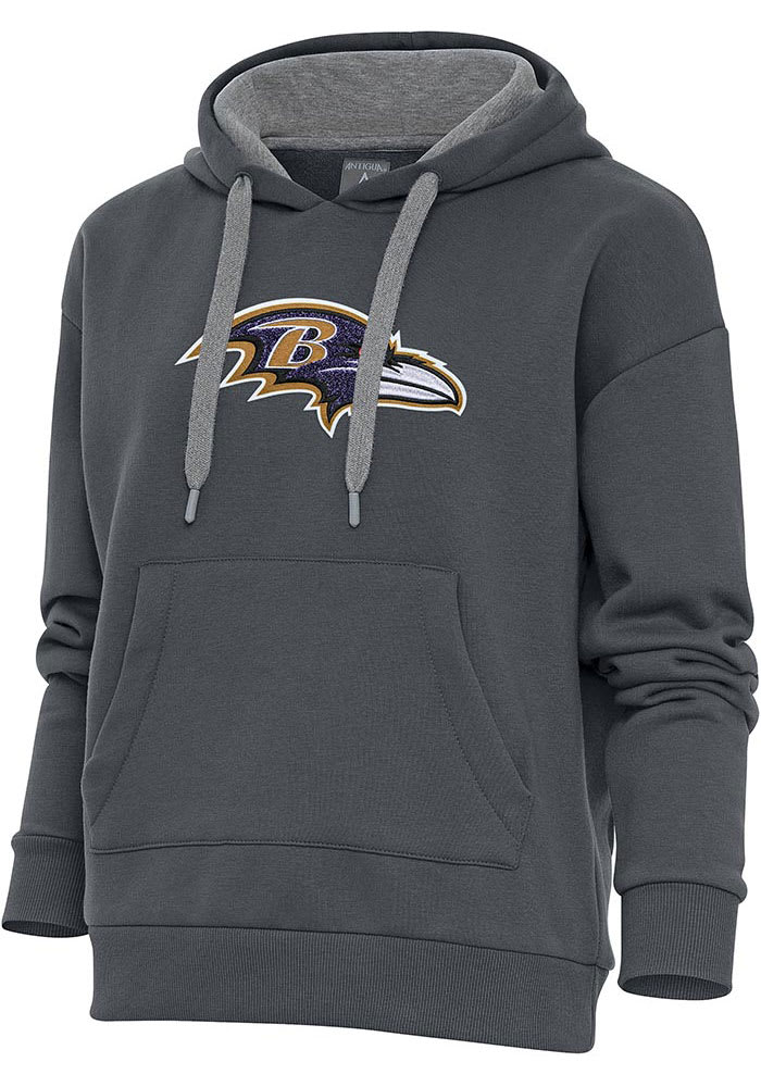 Antigua Baltimore Ravens Women's Purple Victory Crew Sweatshirt, Purple, 65% Cotton / 35% POLYESTER, Size XL, Rally House