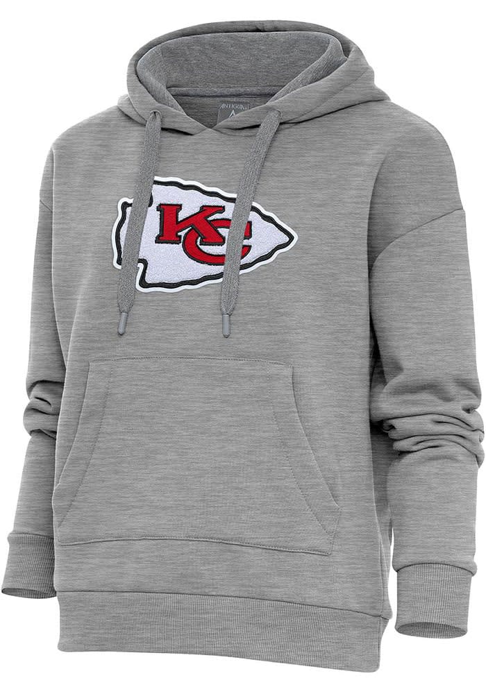 Antigua Kansas City Chiefs Women's Red Victory Crew Sweatshirt, Red, 65% Cotton / 35% POLYESTER, Size XL, Rally House