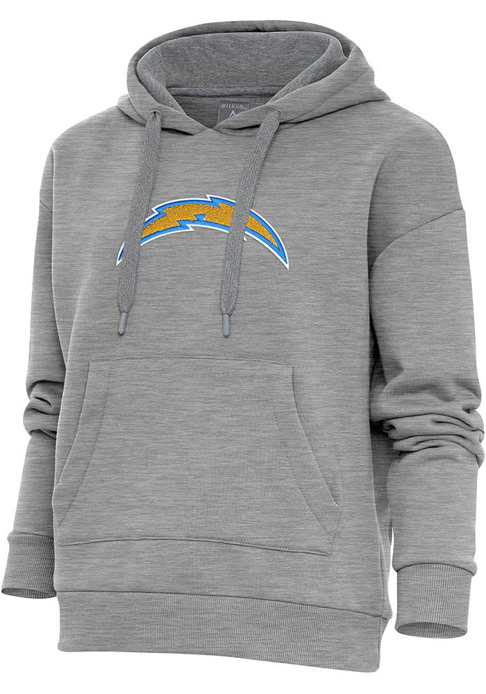 Los Angeles Chargers Antigua Victory Pullover Hoodie - Gold