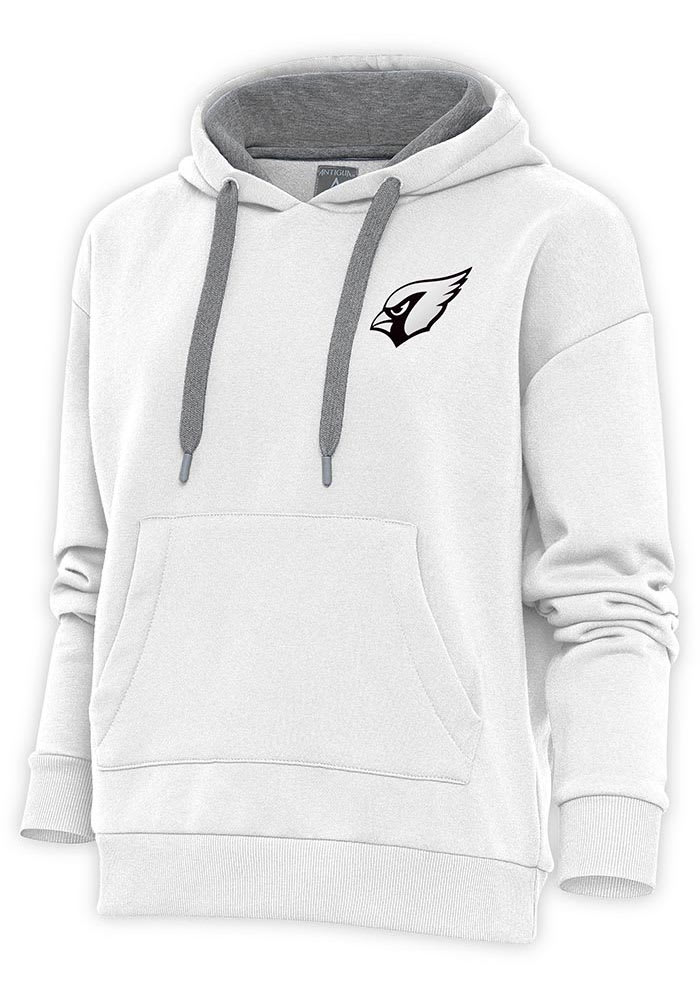 Antigua Arizona Cardinals Women's White Victory Crew Sweatshirt, White, 65% Cotton / 35% POLYESTER, Size XL, Rally House