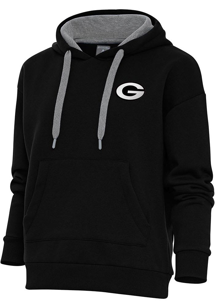 Antigua Green Bay Packers Women's White Victory Crew Sweatshirt, White, 65% Cotton / 35% POLYESTER, Size S, Rally House