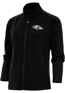 Antigua Baltimore Ravens Womens Black Metallic Logo Generation Light Weight Jacket