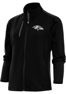 Antigua Baltimore Ravens Womens Black Metallic Logo Generation Light Weight Jacket