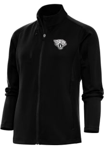 Antigua Jacksonville Jaguars Womens Black Metallic Logo Generation Light Weight Jacket