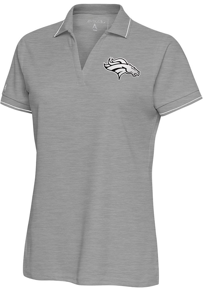 Women's Antigua Orange Denver Broncos Compass Polo Size: Small