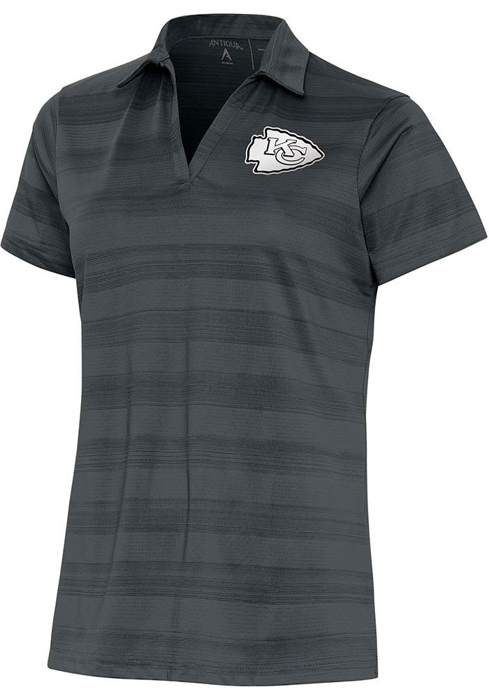 Kansas City Chiefs Antigua Women's Legacy Pique Polo - Black