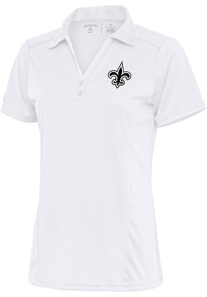 Antigua Women's New Orleans Saints Tribute Gold Polo