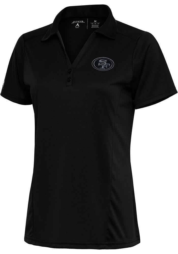 San Francisco 49ers Antigua Tonal Logo Tribute Polo - Black