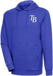 Antigua Tampa Bay Rays Mens Blue Action Long Sleeve Hoodie