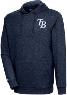 Antigua Tampa Bay Rays Mens Navy Blue Action Long Sleeve Hoodie