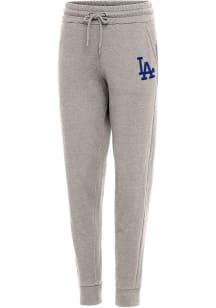 Antigua Los Angeles Dodgers Womens Action Oatmeal Sweatpants