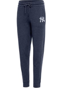 Antigua New York Yankees Womens Action Navy Blue Sweatpants
