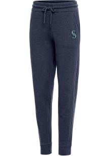 Antigua Seattle Mariners Womens Action Navy Blue Sweatpants