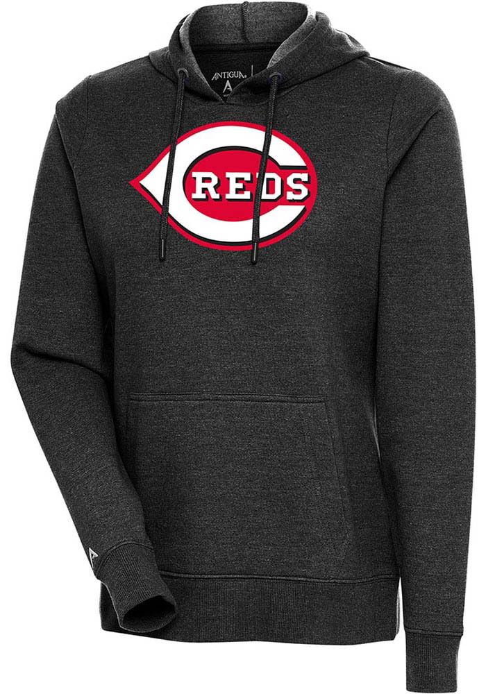 Men's Cincinnati Reds Collection Pullover Hoodie - Black - Gold