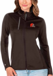 Antigua Cleveland Browns Womens Brown Generation Light Weight Jacket