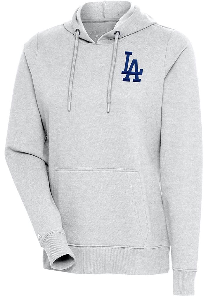 Los Angeles Dodgers Womens Mainstream Terry Hoodie - Grey