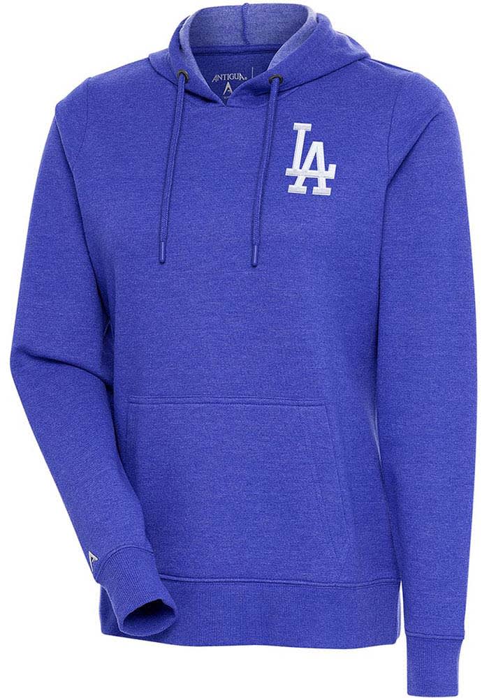 Antigua Los Angeles Dodgers Women's Blue Action Crew Sweatshirt, Blue, 55% Cotton / 45% POLYESTER, Size 2XL, Rally House