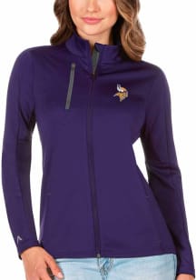 Antigua Minnesota Vikings Womens Purple Generation Light Weight Jacket