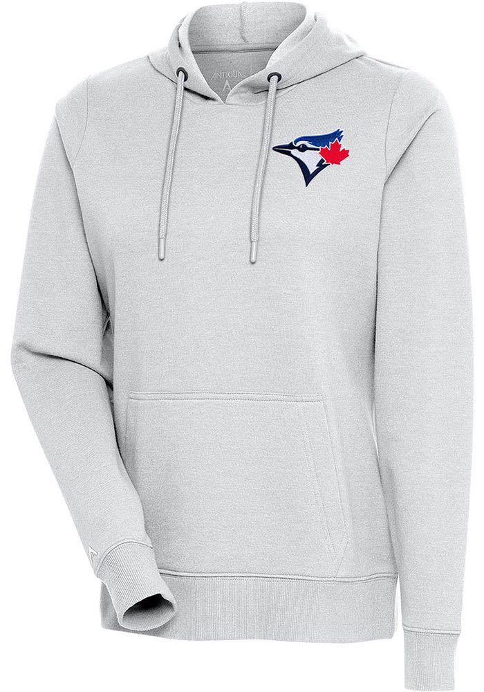 Antigua Women's Toronto Blue Jays Red Victory Crew Pullover