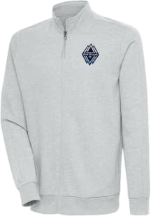 Antigua Vancouver Whitecaps FC Mens Grey Action Light Weight Jacket