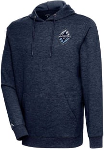 Antigua Vancouver Whitecaps FC Mens Navy Blue Action Long Sleeve Hoodie