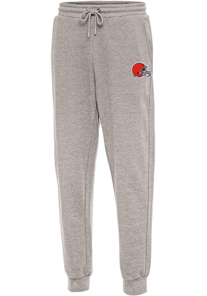 Antigua Cleveland Browns Mens Oatmeal Action Sweatpants