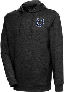Antigua Indianapolis Colts Mens Black Action Long Sleeve Hoodie