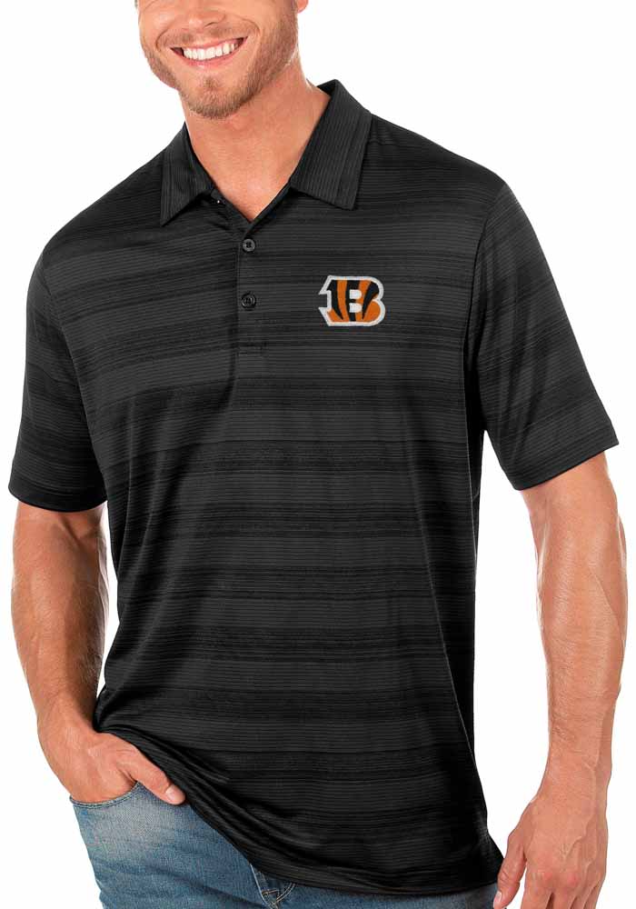 Antigua Men's Cincinnati Bengals Tribute Polo Shirt