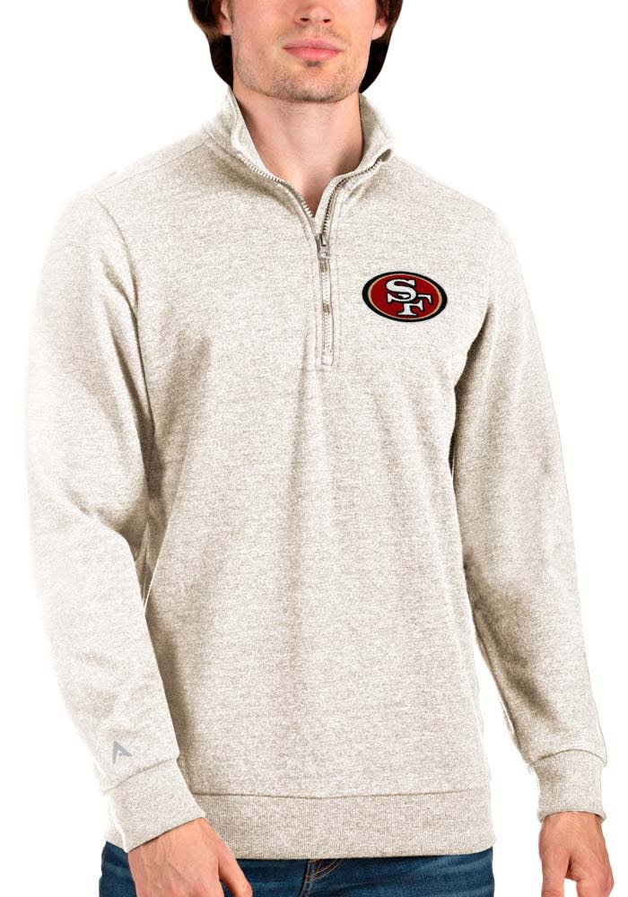 San Francisco 49ers Antigua Action Lightweight Pullover Hoodie