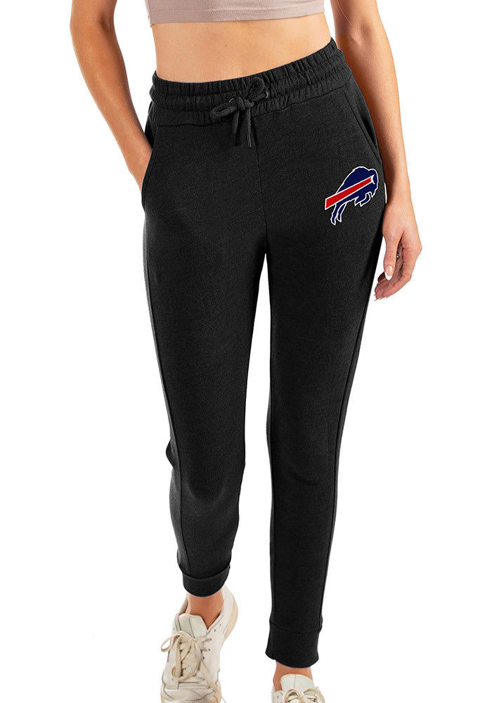 Antigua Buffalo Bills Black Action Sweatpants, Black, 55% Cotton / 45% POLYESTER, Size XL, Rally House