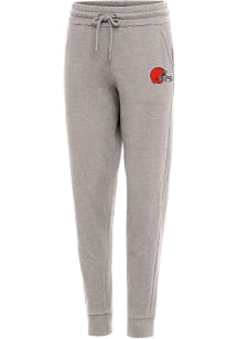 Antigua Cleveland Browns Womens Action Oatmeal Sweatpants