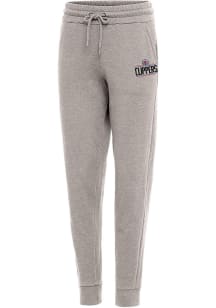 Antigua Los Angeles Clippers Womens Action Oatmeal Sweatpants