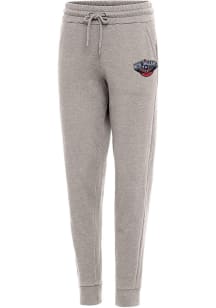 Antigua New Orleans Pelicans Womens Action Oatmeal Sweatpants