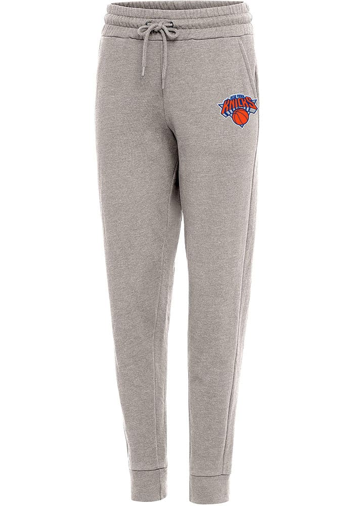 New York Knicks Antigua Women's Legacy Pique Polo - Gray
